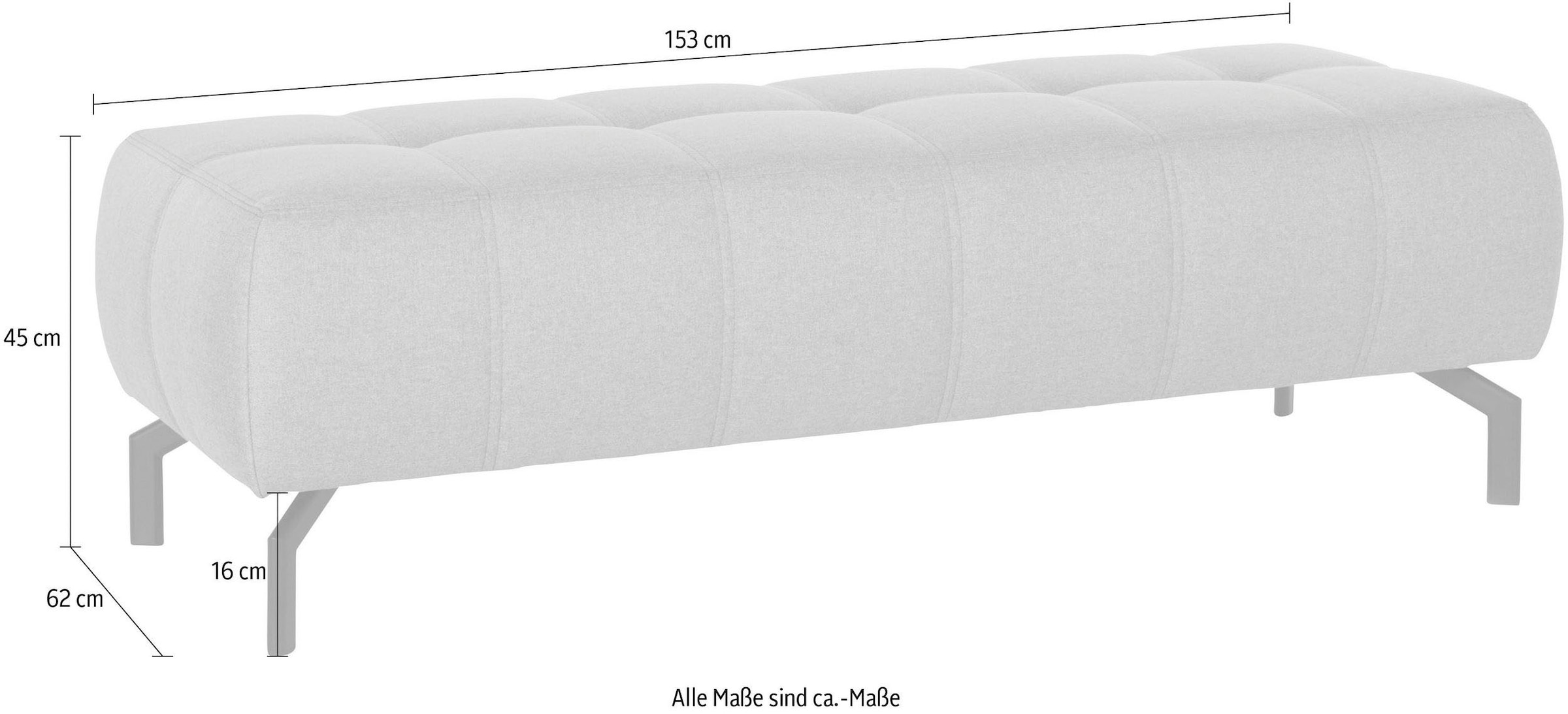 DOMO collection Polsterhocker »Cunelli« passend zur 