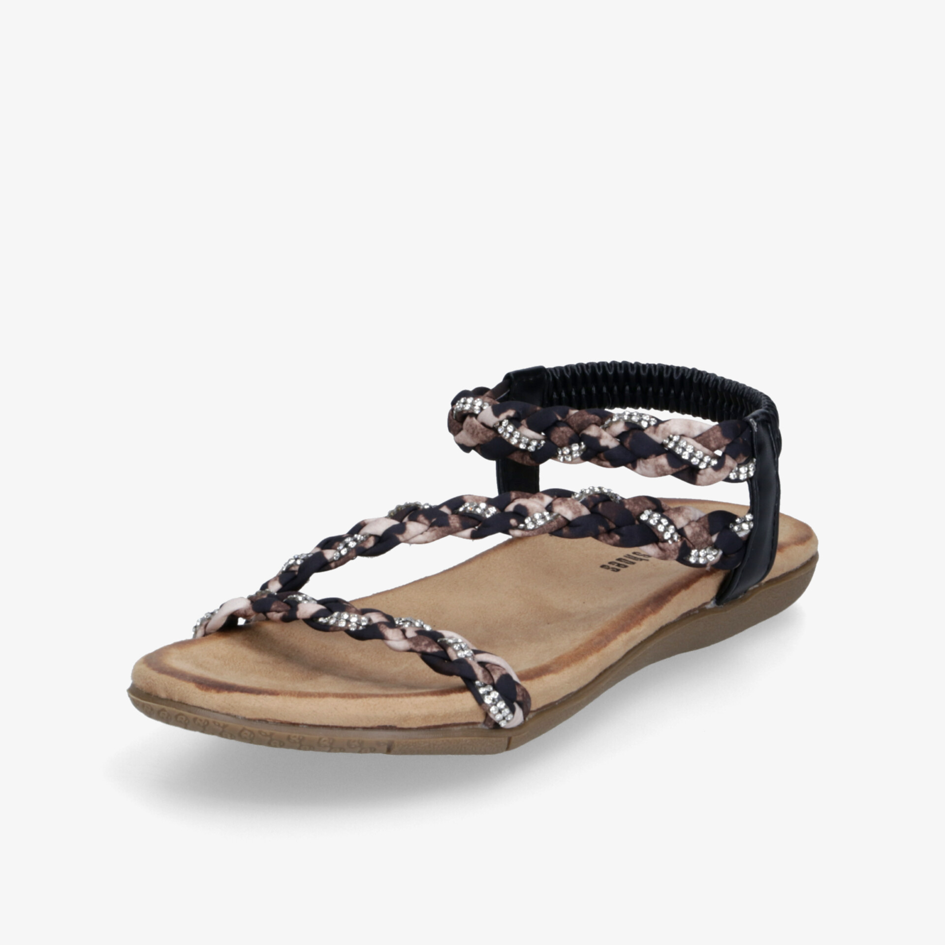 street shoes Damen Riemchensandalen schwarz