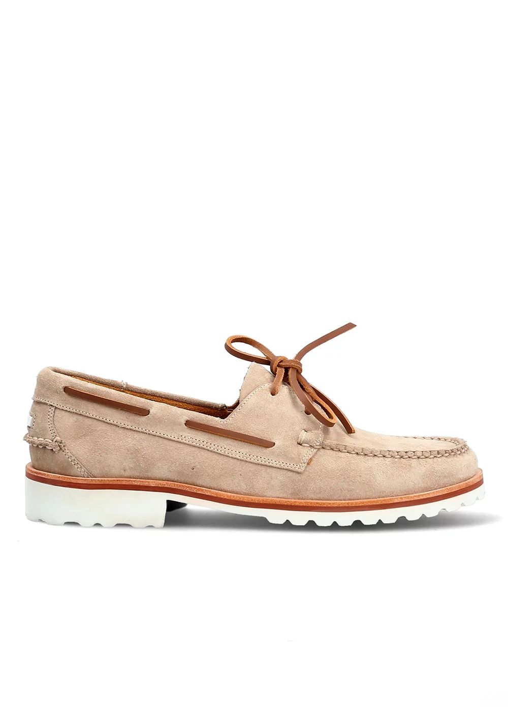 BATEAU NEW BOAT SHOE VELOURS BEIGE