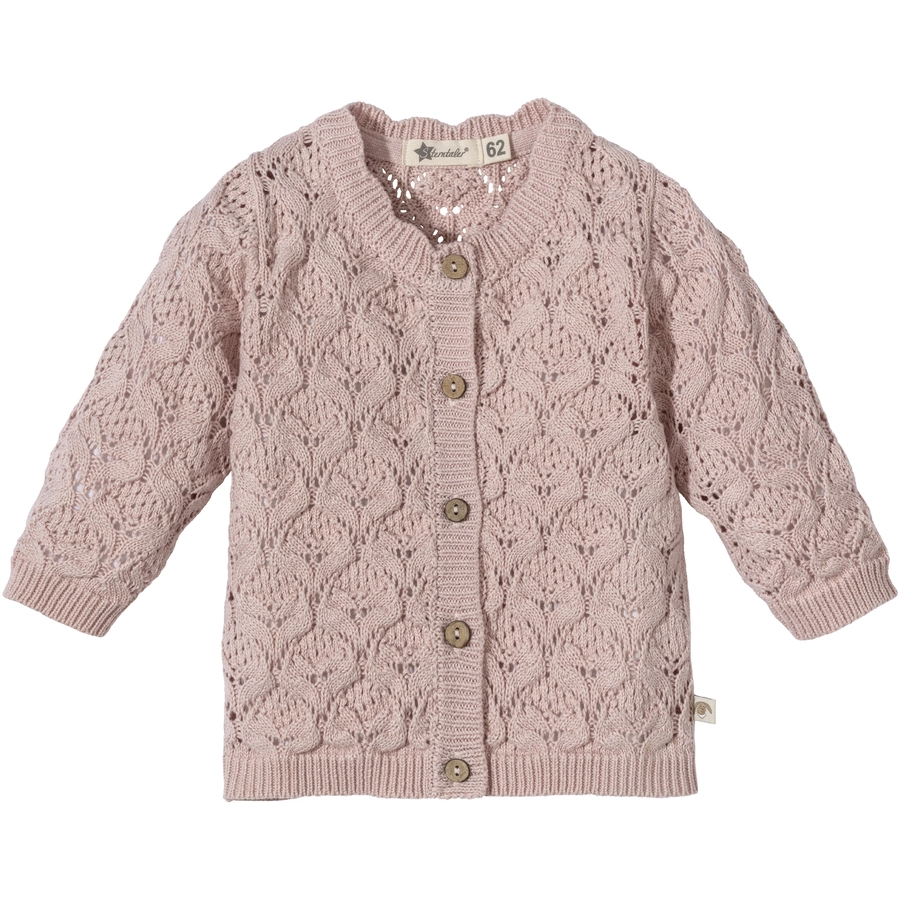 Sterntaler Baby Strickjacke Muster zartrosa
