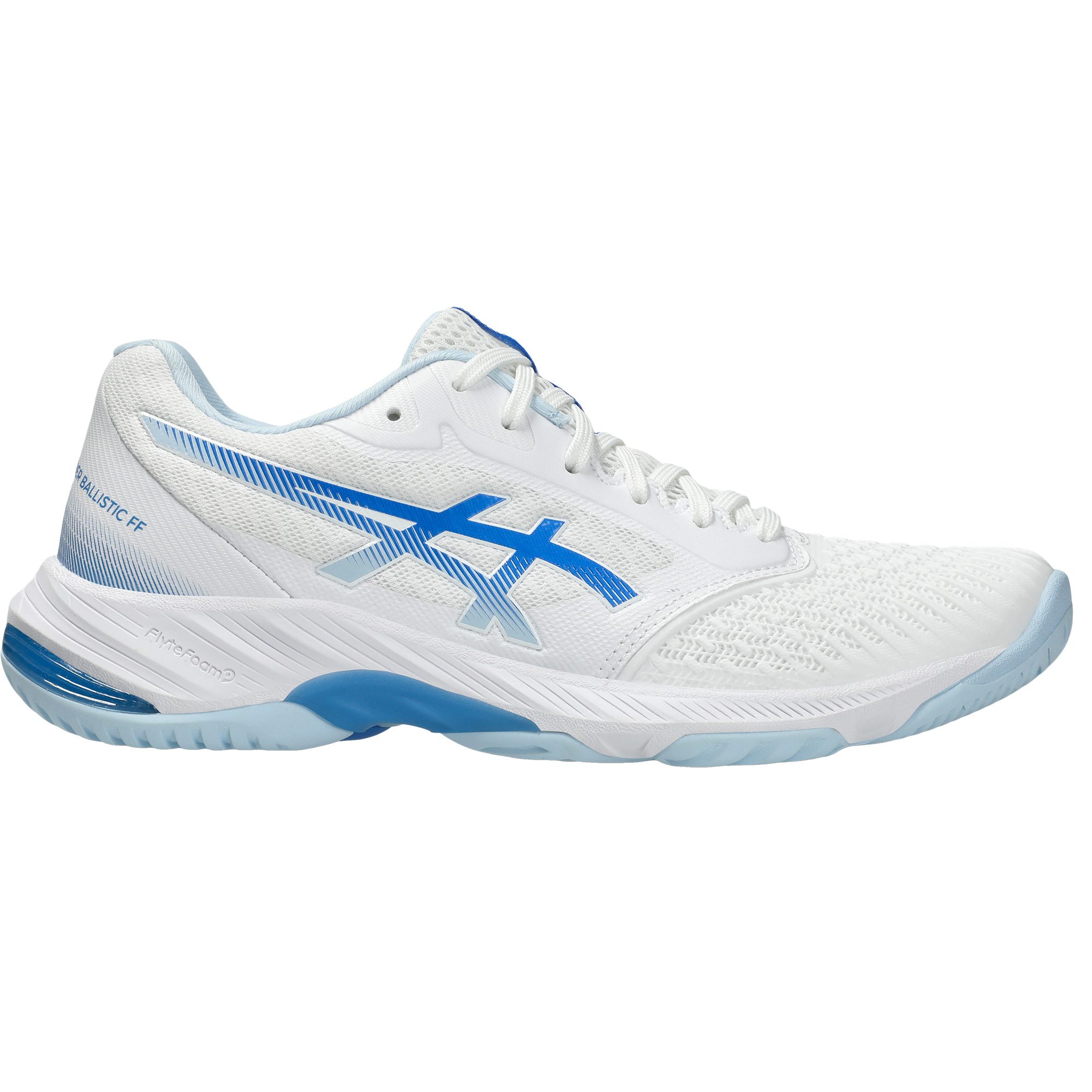 ASICS Netburner Ballistic FF 3 Hallenschuhe Damen weiß