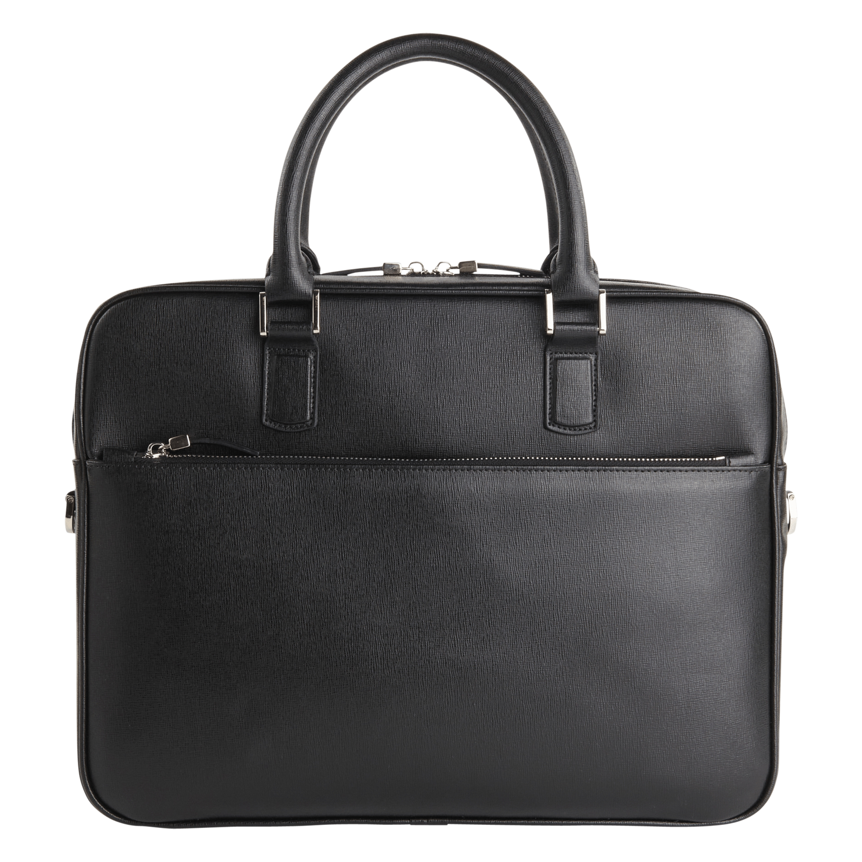 Porte-documents en cuir| Noir