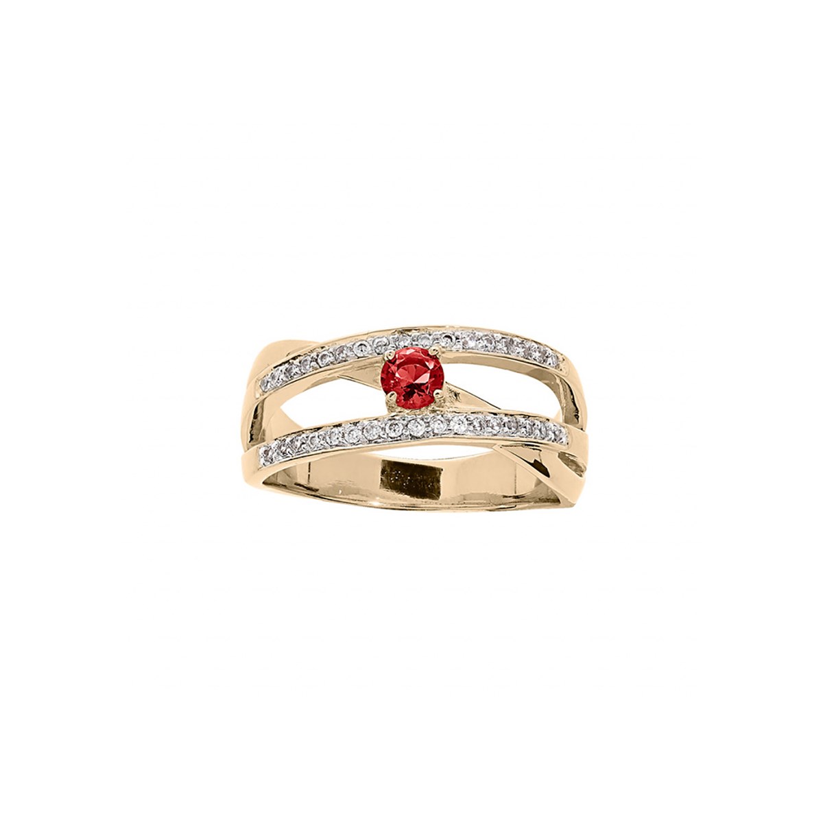 Bague grande taille - Plaqué or