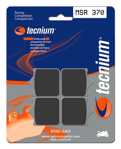 Plaquettes de freins Tecnium Racing métal fritté - MSR370