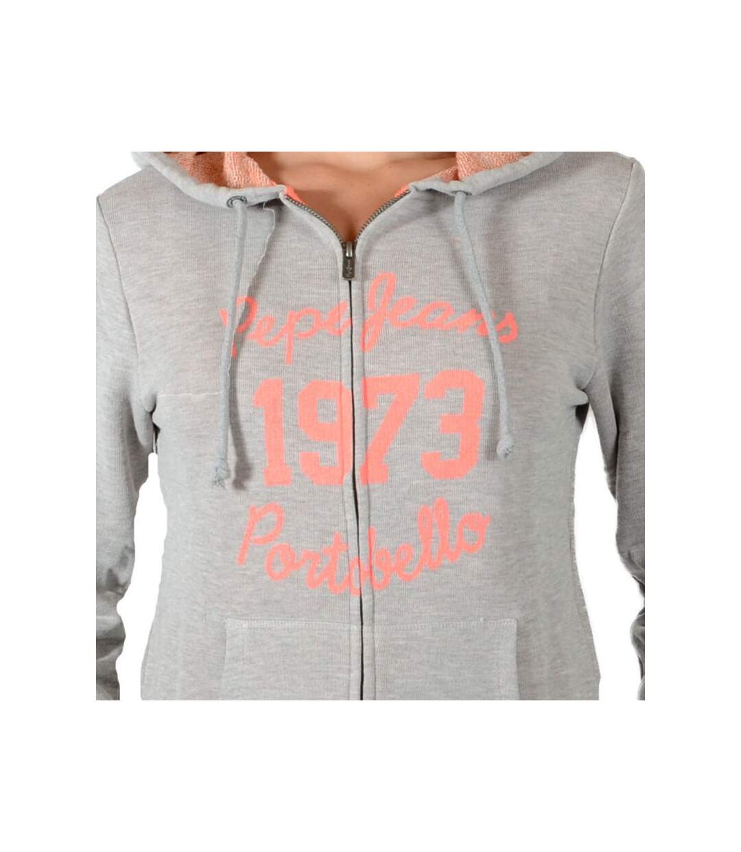 Sweat Pepe Jeans Yerra PL580218 Gris Acid Orange 112