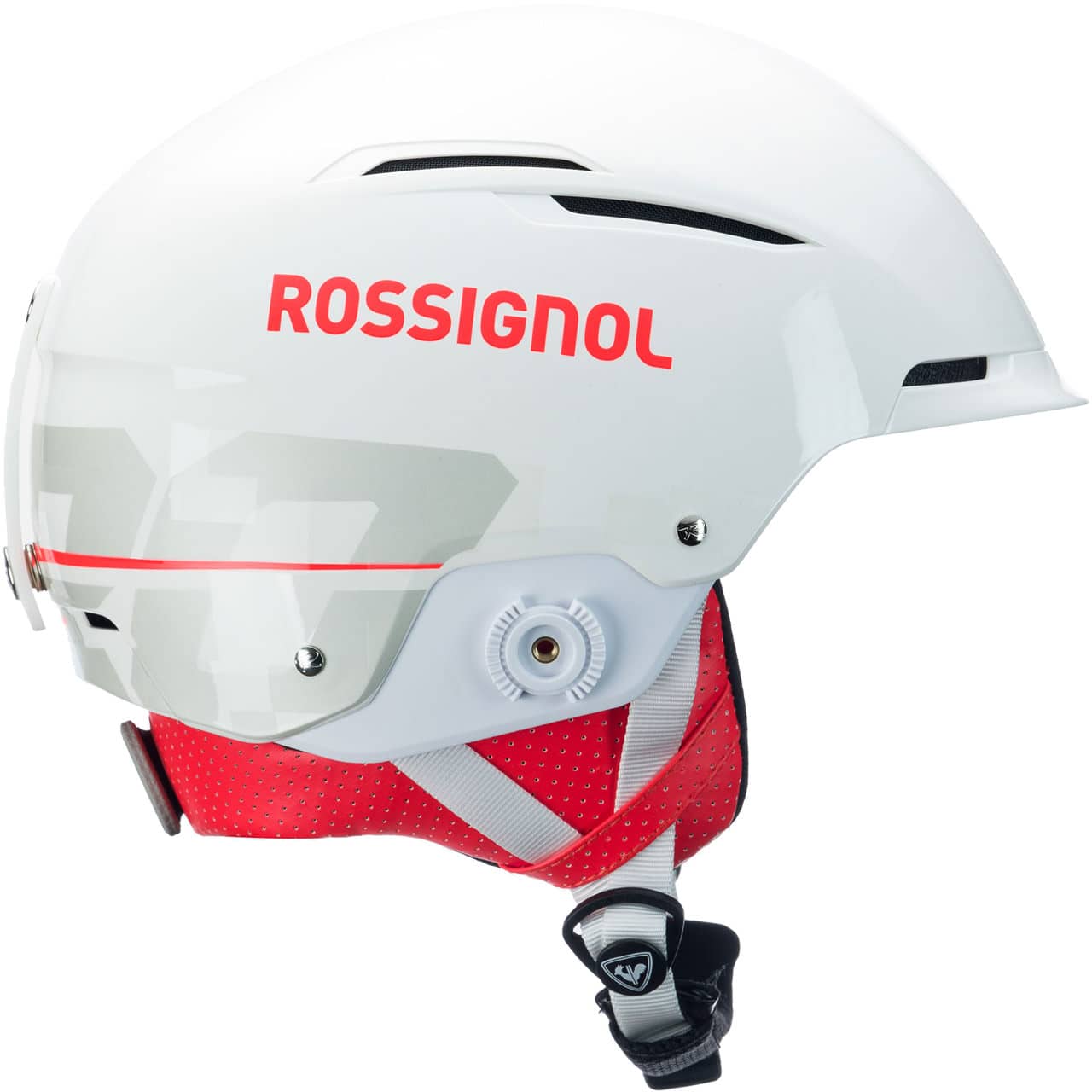 Rossignol Hero Slalom Impacts white with Chinguard | Rossignol Skihelme   Brillen | Rossignol | R | MARKEN | XSPO