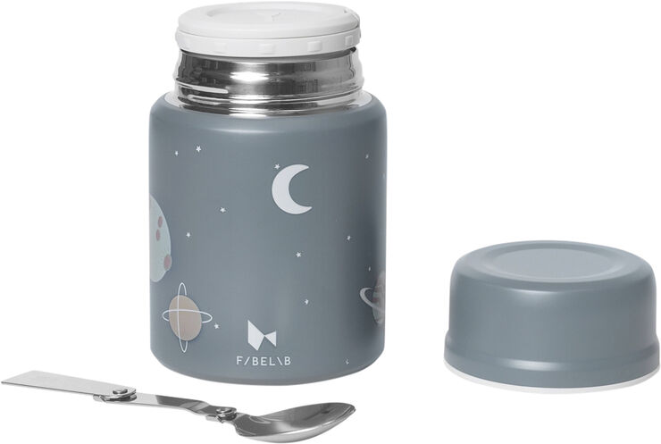 Fabelab Thermo Food Jar - Planetary Multi print