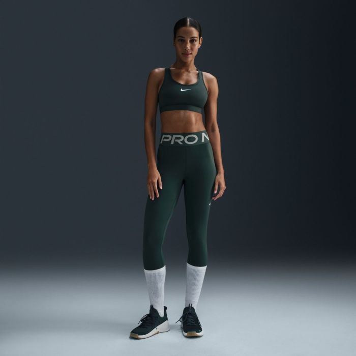 Nike Dame Lange tights Dri-FIT Sculpt High-Waisted Tights Grøn
