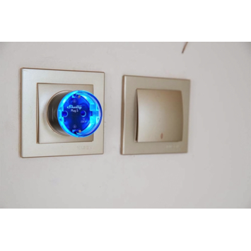Shelly Plug S Gen3 slimme stekker & energiemeter WiFi Matter Bluetooth zwart