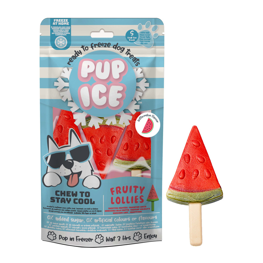 PUP ICE FRUITY MELANCIA 3 unidades 90g (12)