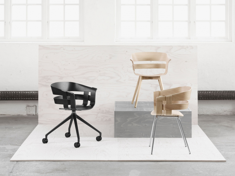 Design House Stockholm Wick Wood stoel eiken