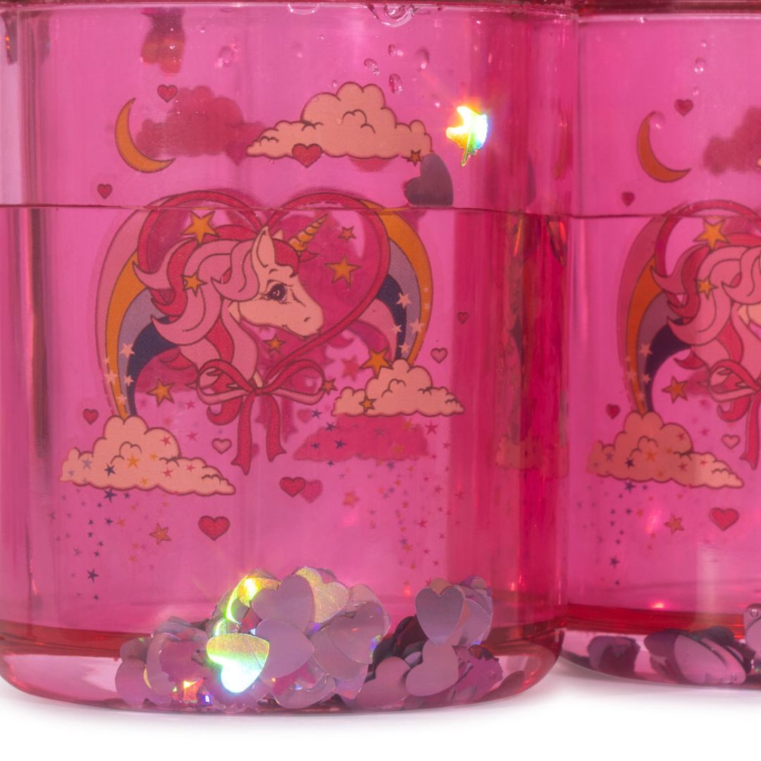 Konges sløjd kinderbekers glitter horn stars - 2st