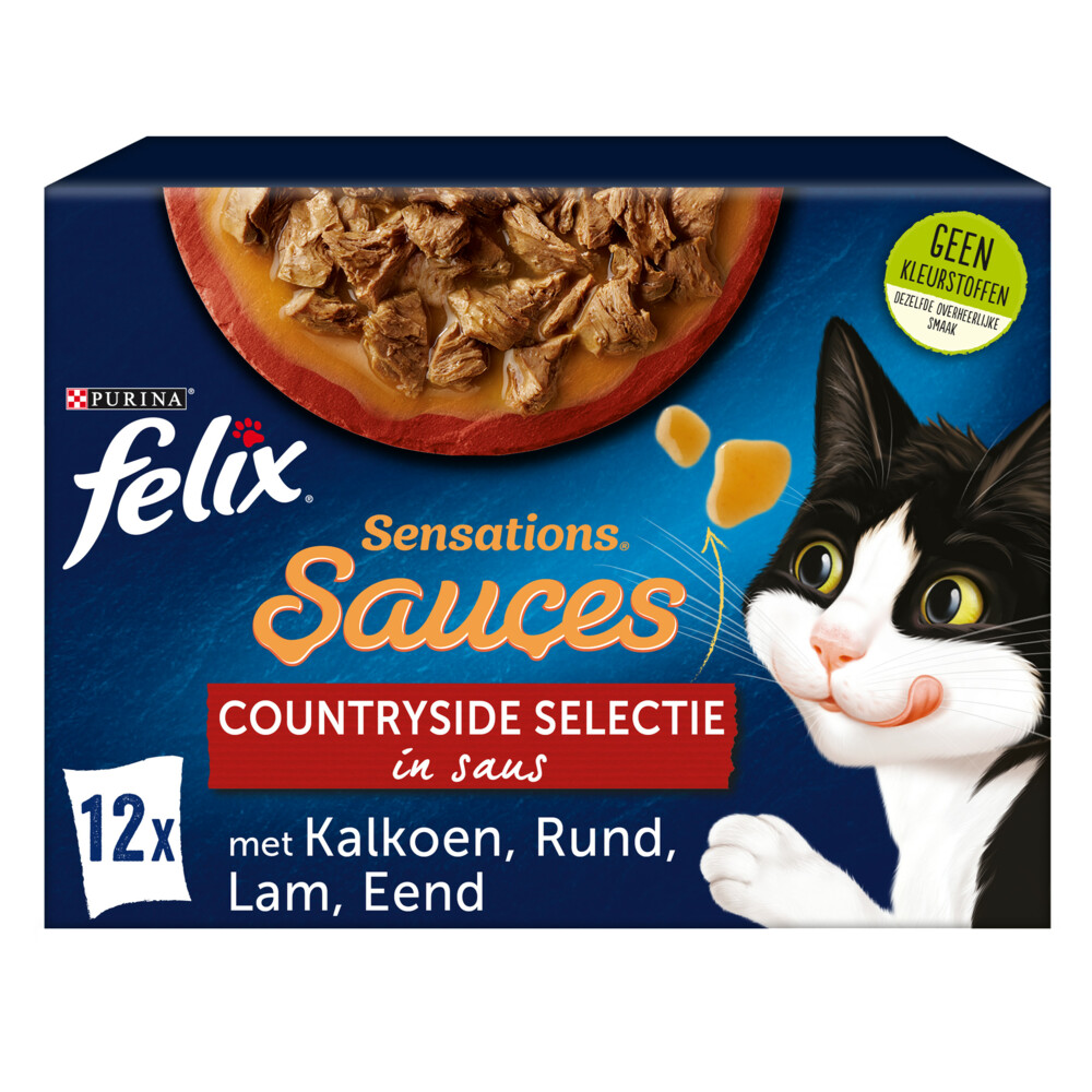 Felix Sensations Sauces Countryside Selectie in Saus12 x 85 gr