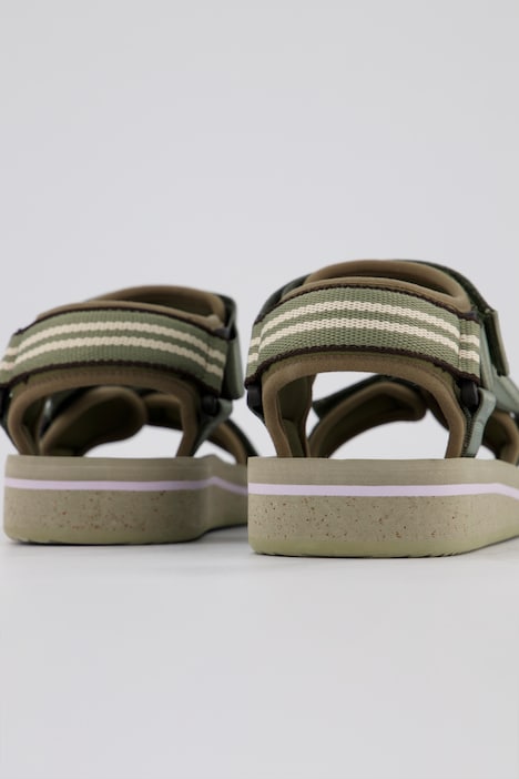 Camel Active, Trekking-Sandalen, Glanzoptik, Klettverschluss