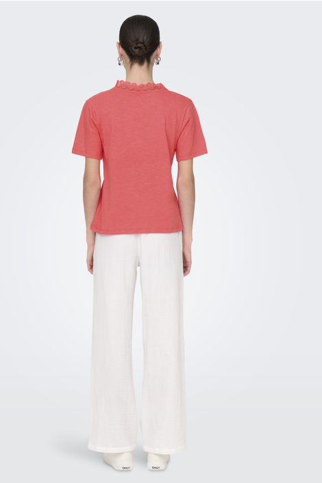 Jacqueline de Yong roze dames t-shirt