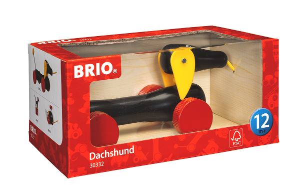 BRIO - Dachsie trækhund (4-30332)