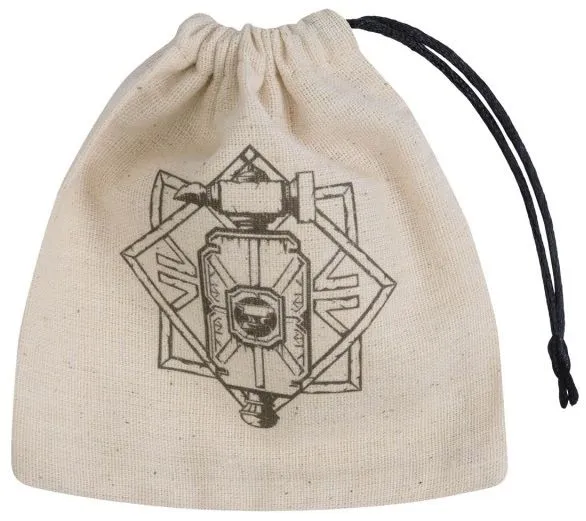 Q-Workshop Basic Dwarf Pouch Beige og sort (18837)