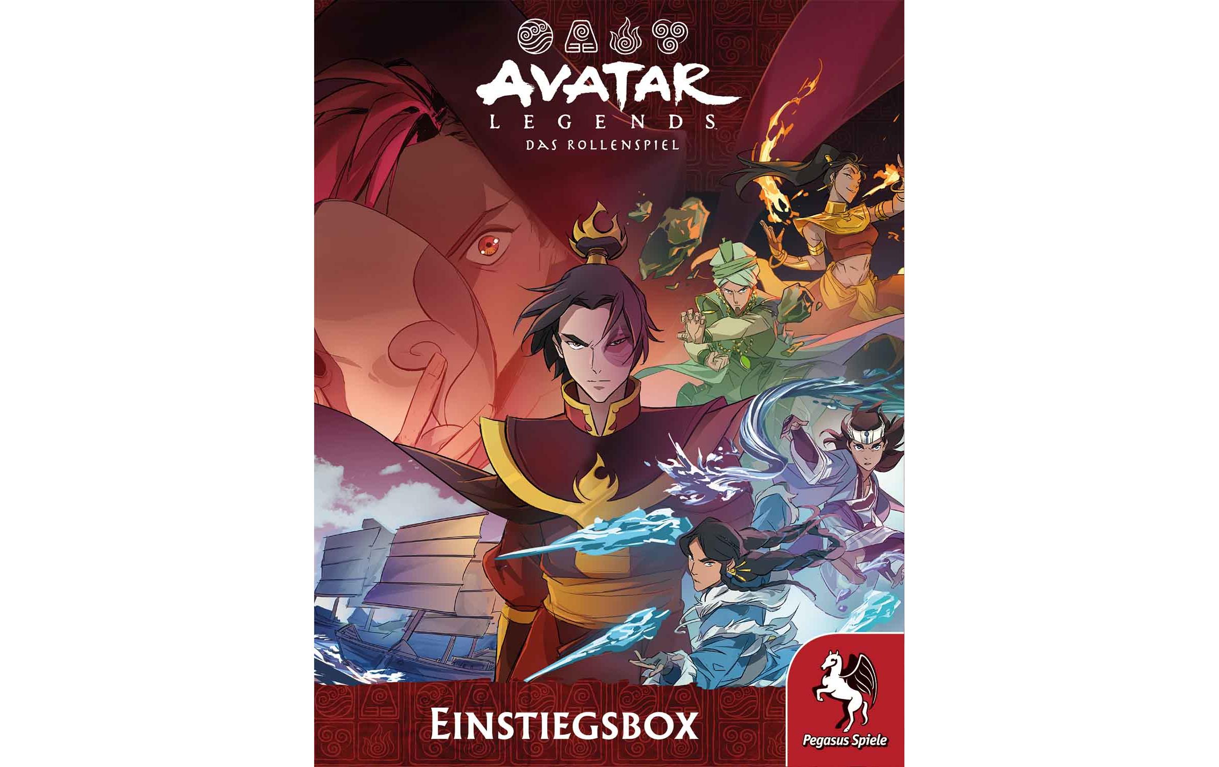 Einsteigerprodukt Avatar Legends – Das Rollenspiel -DE-Einstiegsbox mit Grundregelwerk