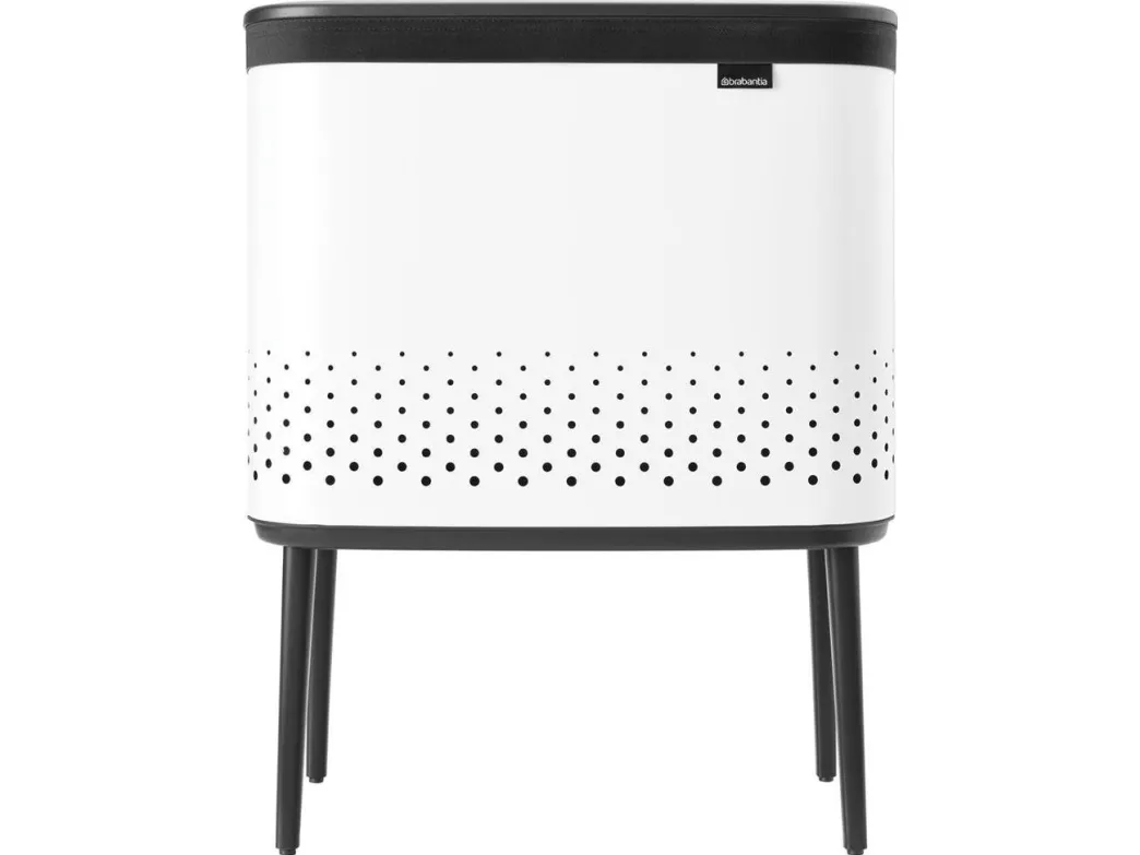 Brabantia 200502, 60 L, Rektangulær, MDF, Hvid, Sort