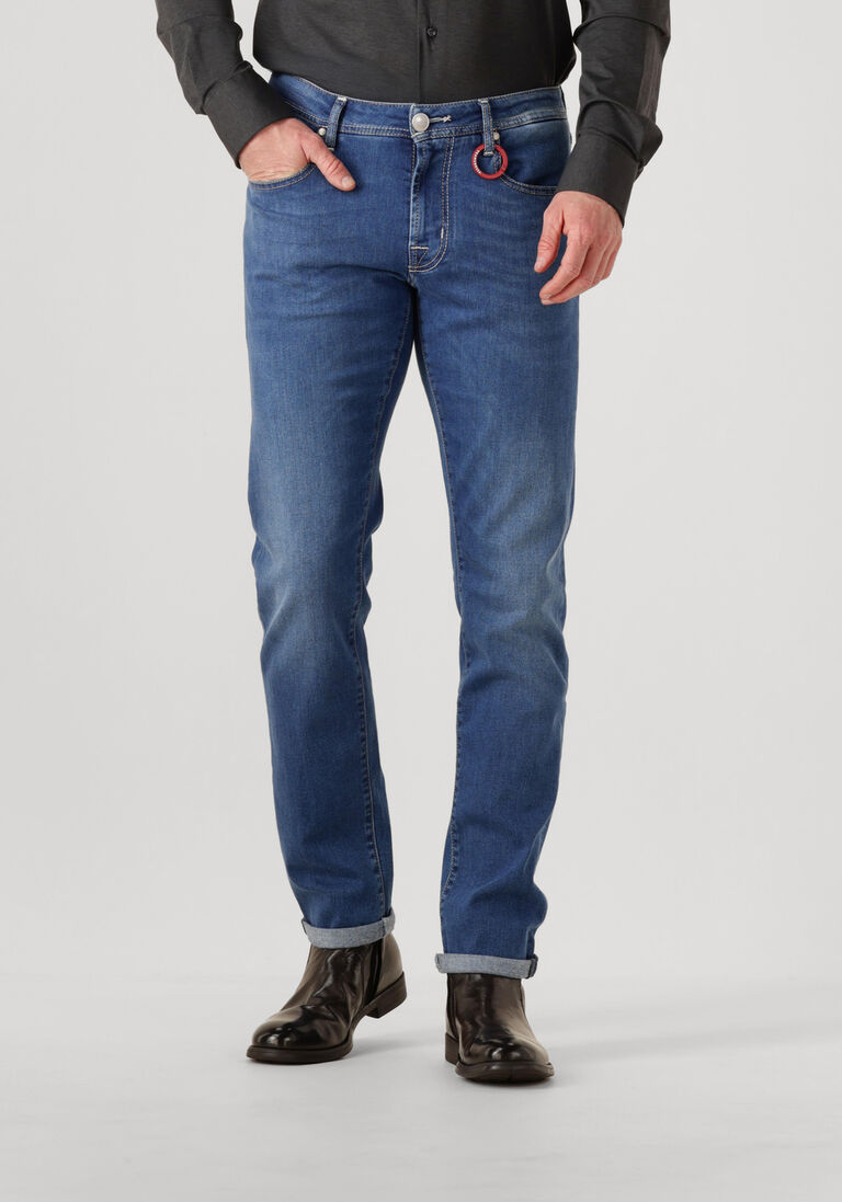donkerblauwe tramarossa slim fit jeans michelangelo
