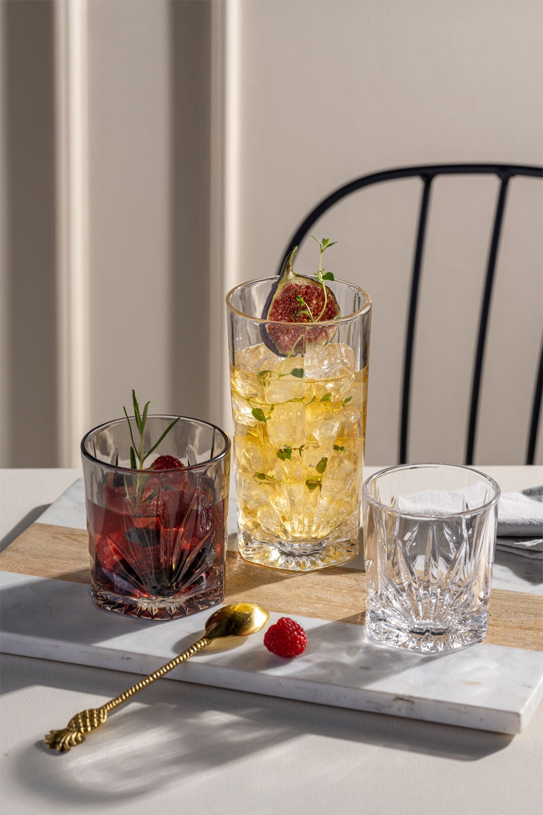 LEONARDO Whiskyglas CAPRI 4er-Set grau