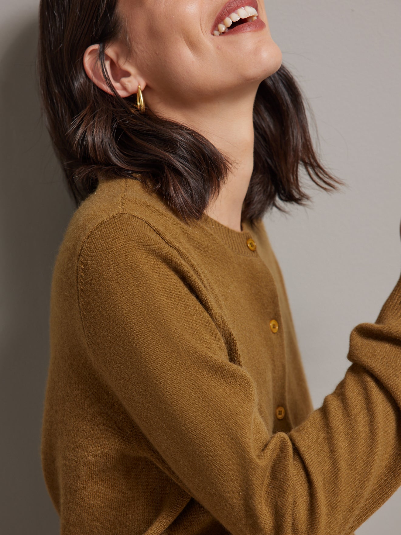 Cardigan boutonné femme - Collection Cachemire