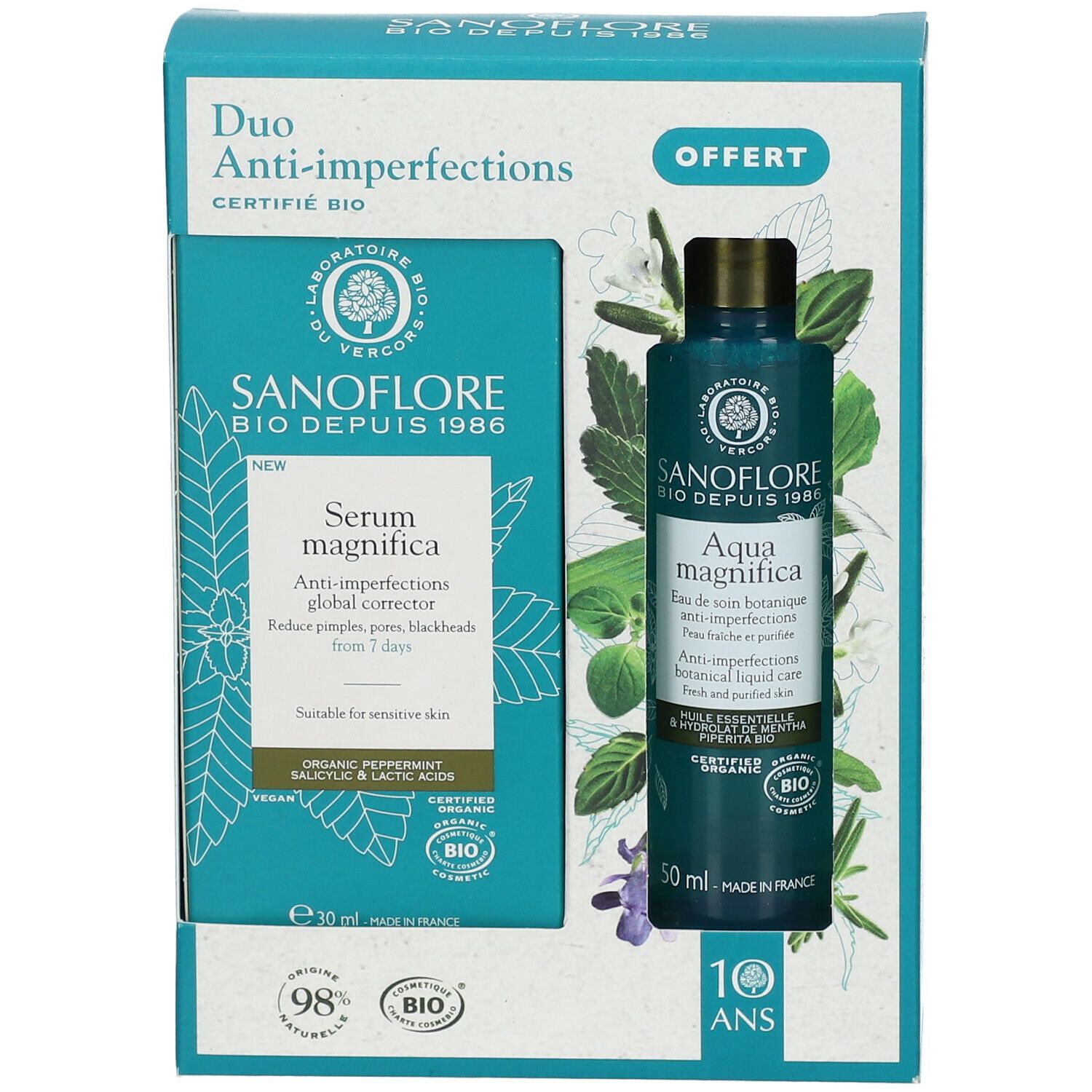 SANOFLORE Coffret Magnifica Duo Anti-Imperfektionen Bio-zertifiziert