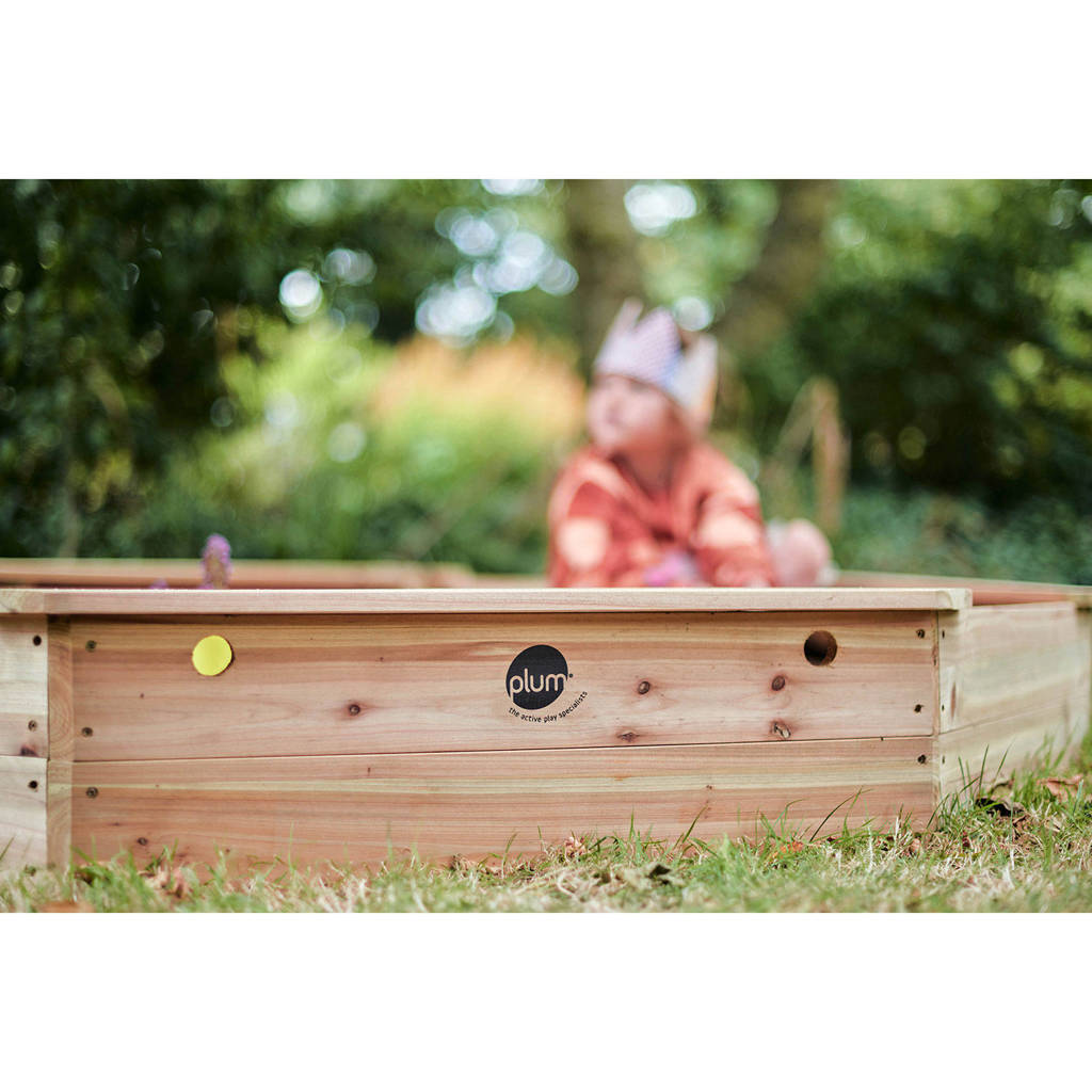 Giant Houten zandbak 177x177x23cm