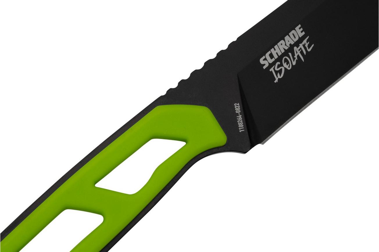 Schrade Isolate Droppoint, 1159304 zwart jachtmes