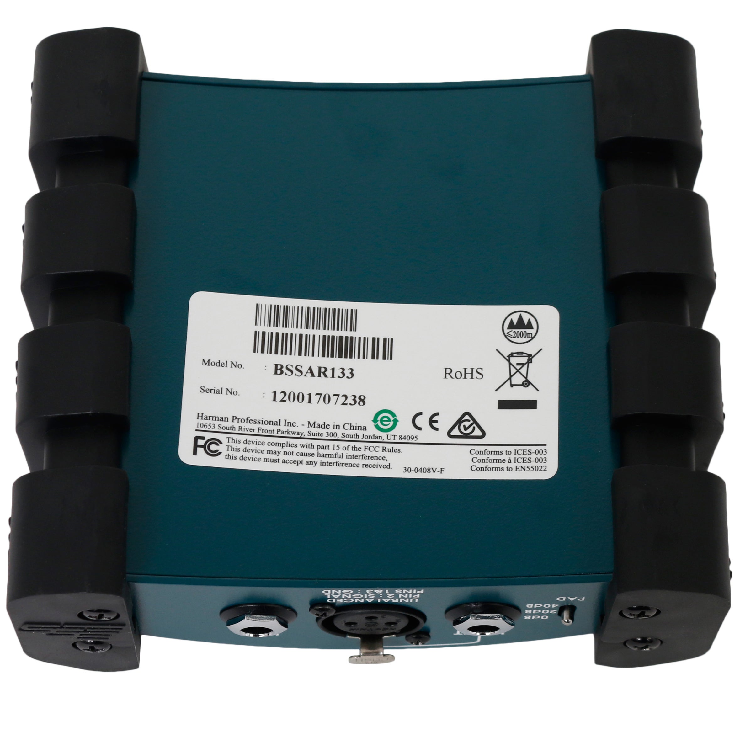 BSS AR-133 premium DI-box met fantoomvoeding