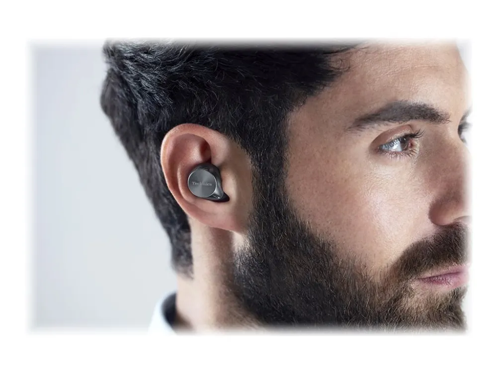 [OUTLET] - Technics EAH-AZ60 - Ægte trådløse øretelefoner med mik. - i øret - Bluetooth - aktiv støjfjerning - sort