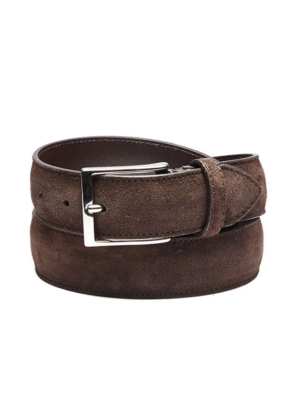 CEINTURE BOLTON VELOURS CHOCOLAT