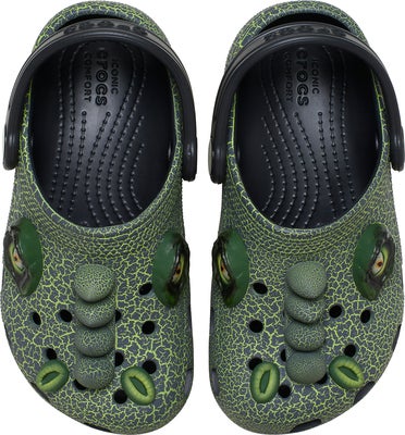 Crocs Classic IAM Scary Dino Kids Sandaler, Svart