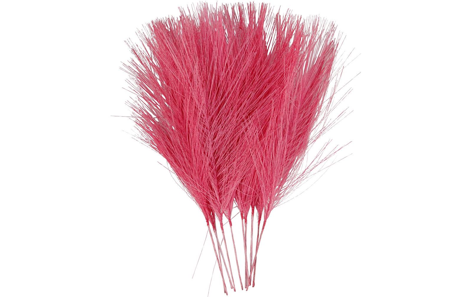 Federn 10 Stück, PinkKünstliche Federn in Pink