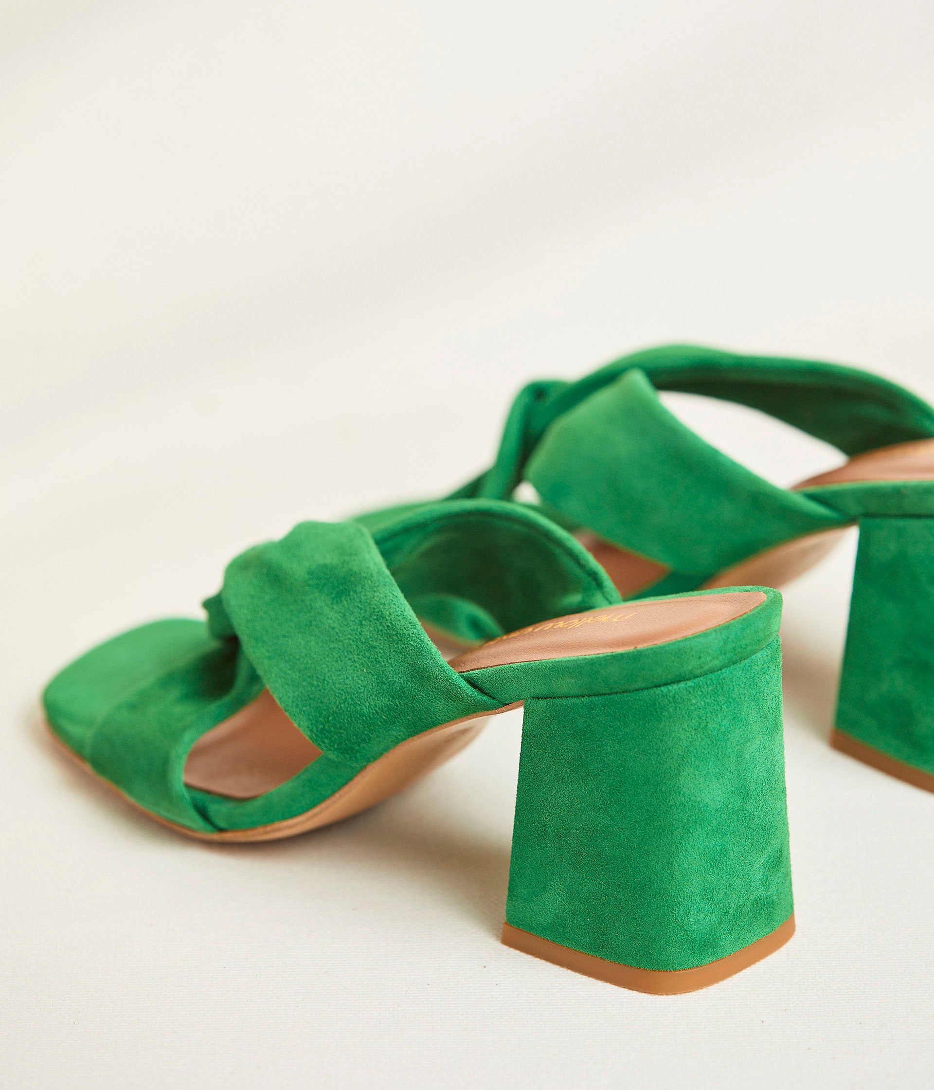 Mules vertes Marcia