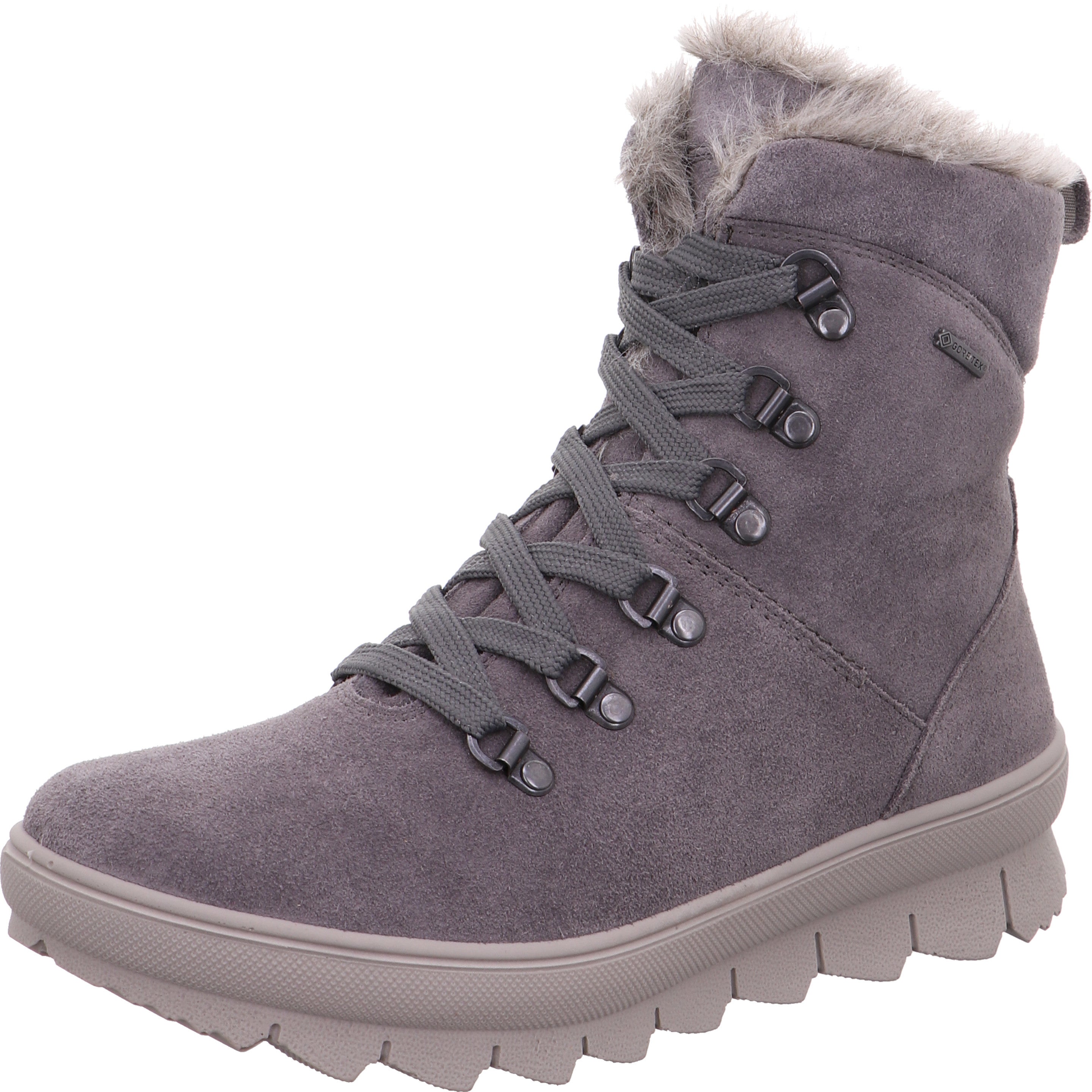legero NOVARA Damen  Schnürboots mit Schnürung - Farbe: Fumo - Größe: 4.5