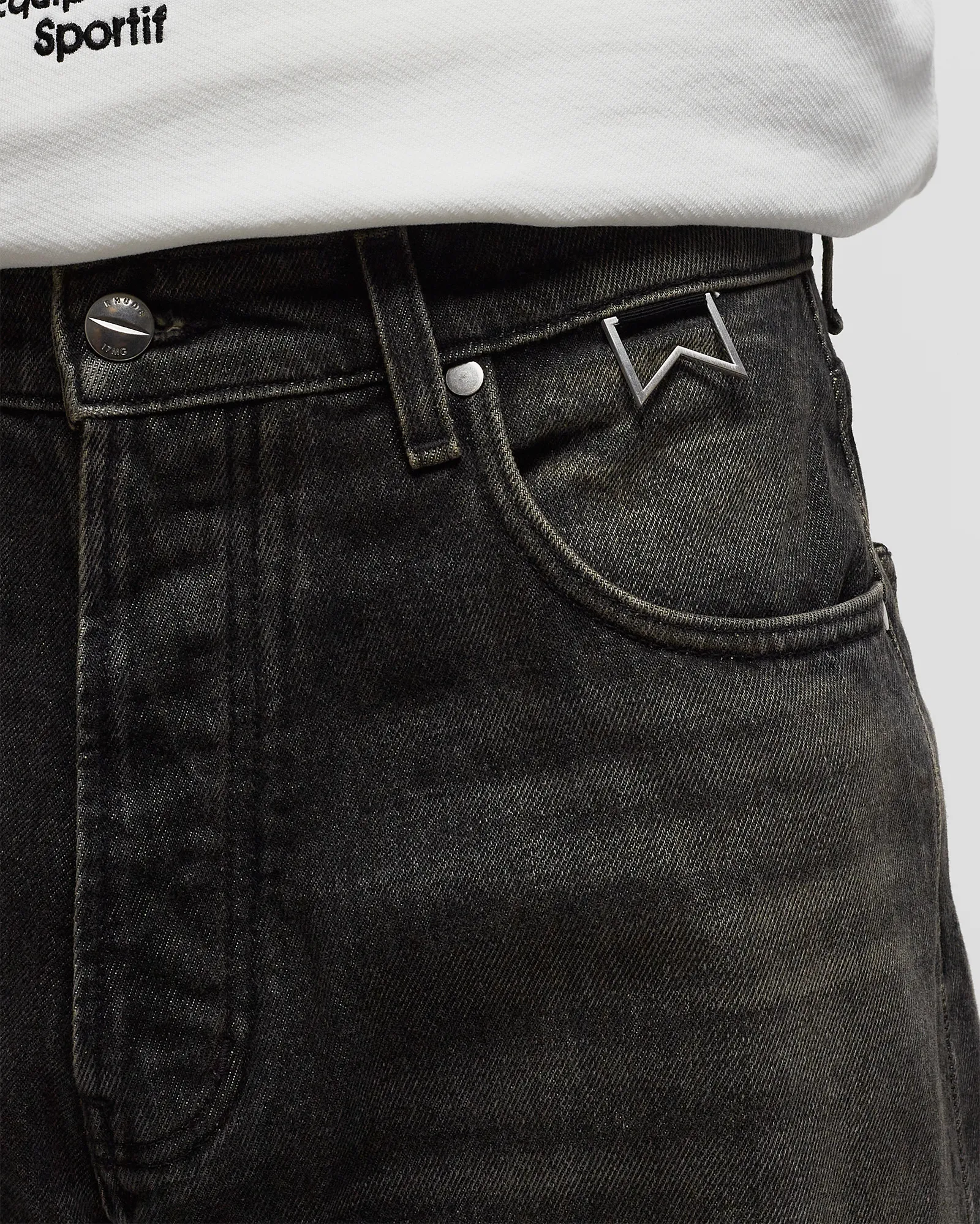 Jeans Rhude de Pernas Largas