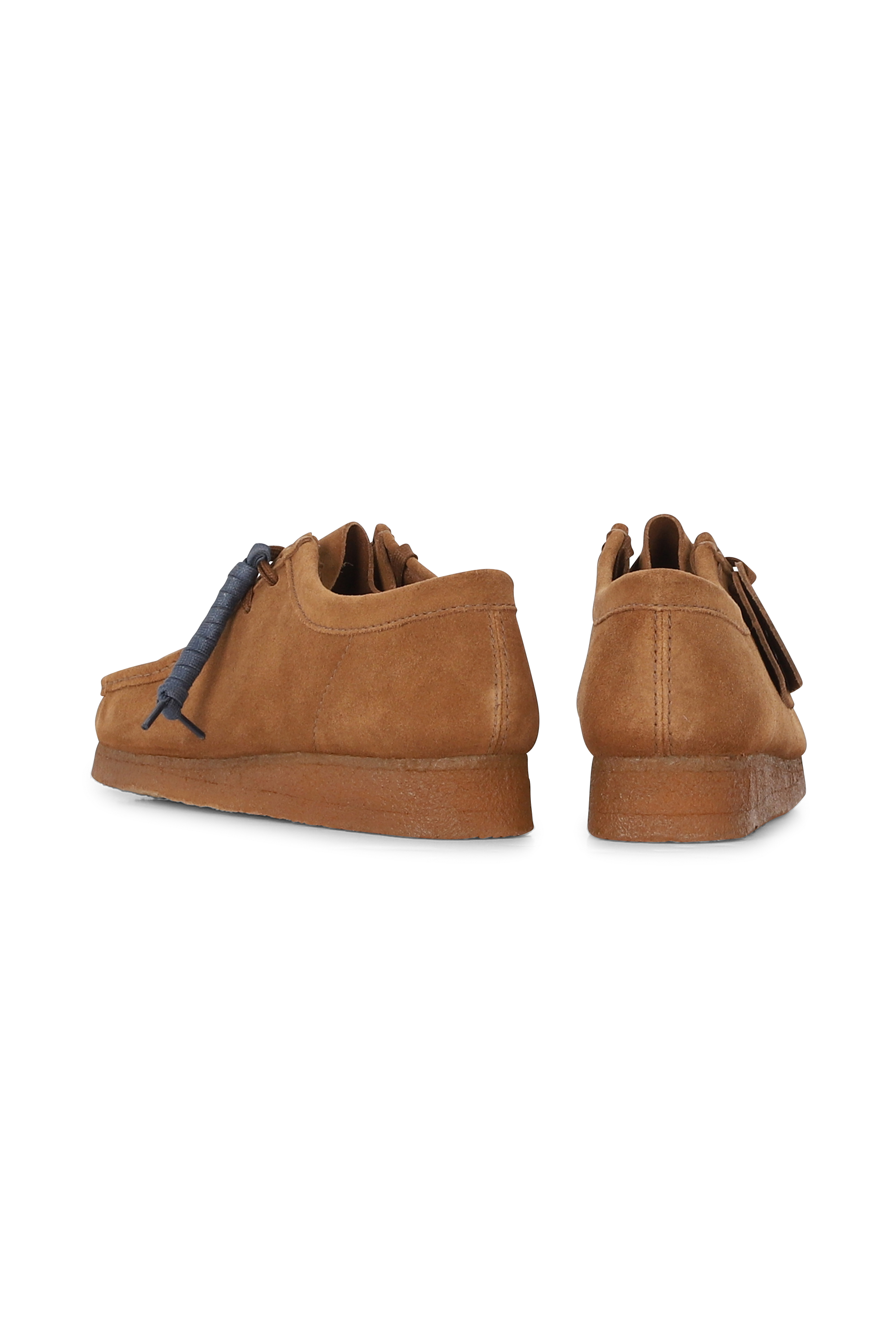 CLARKS ORIGINALS Derbies en cuir WALLABEE Marron