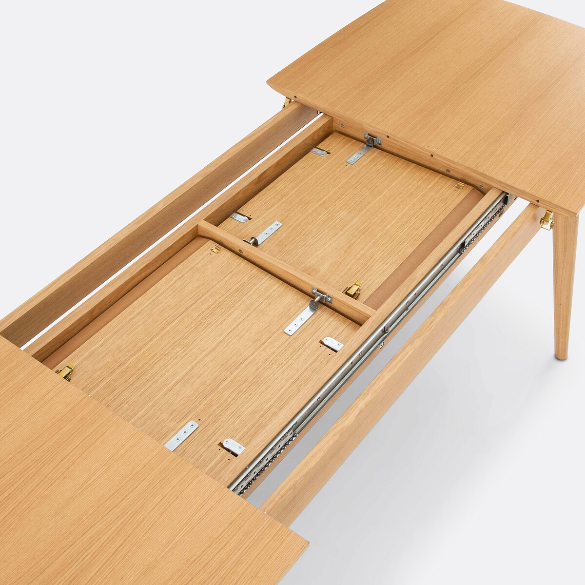 LA REDOUTE INTERIEURS<br>Mesa extensível em carvalho 4/10 pessoas Biface