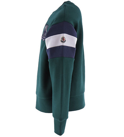 Moncler Sweatshirt -  Grøn/Bl?