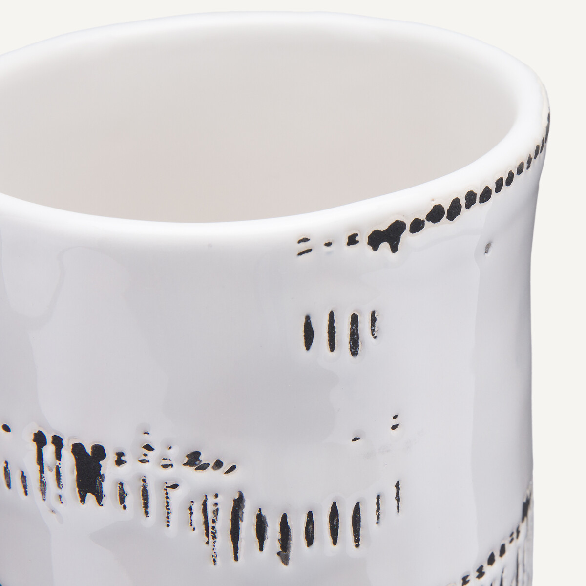 OTTO STUDIO PARA AM.PM<br>Vaso de cerâmica esmaltada, 22,5 cm de altura, bruto
