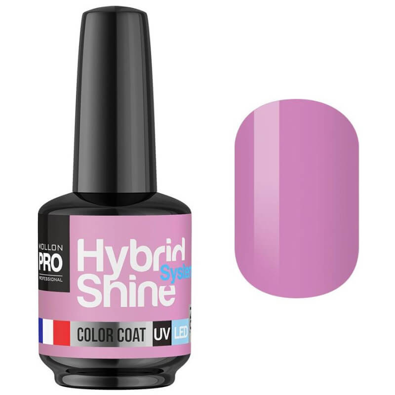 Mini Vernis Semi-Permanent Hybrid Shine Mollon Pro 8ml