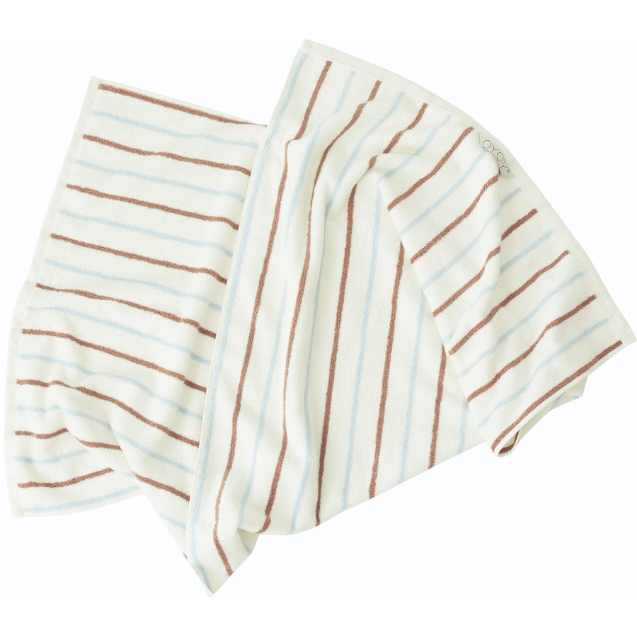 OYOY Handtuch Raita Towel - 70x140 cm caramel_ice_blue