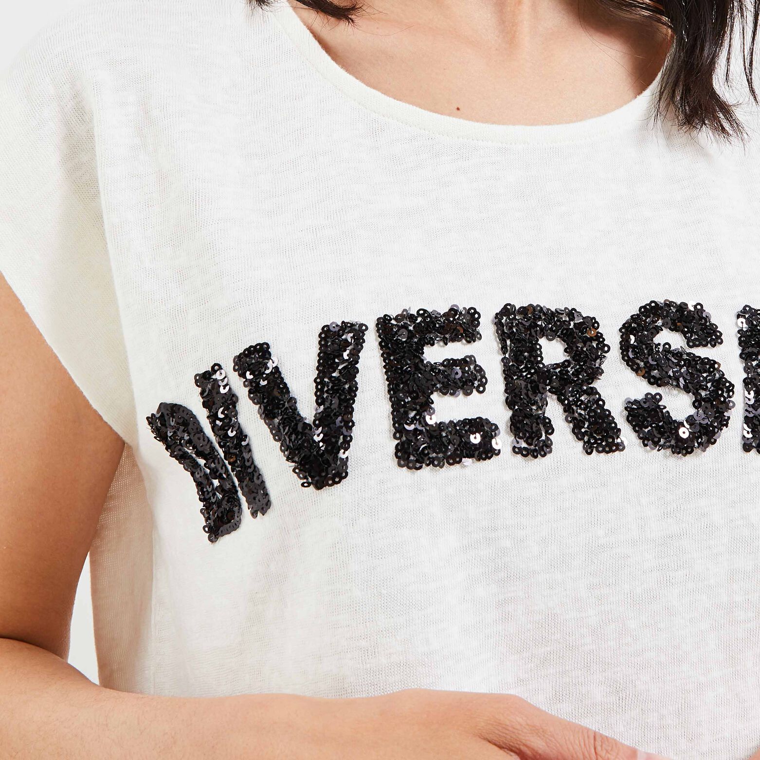 T-shirt à message femme