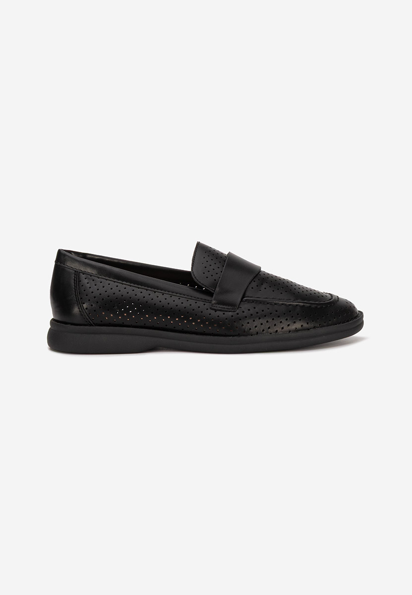 Mocassins femme noirs Morvana