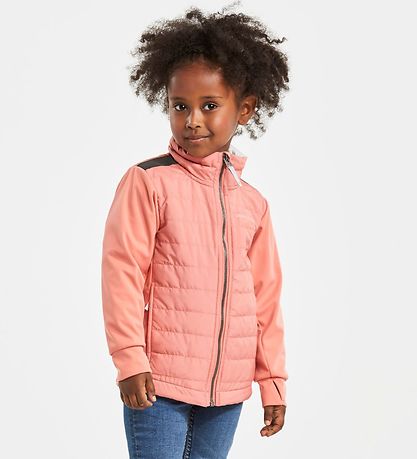Didriksons Softshelljacke - Eichhörnchen - Coral Rose