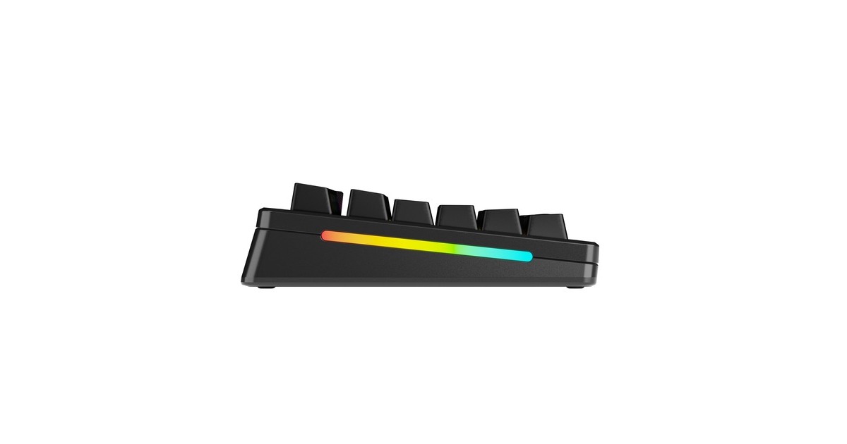 GloriousGMMK 3 PRO 75% Prebuilt Wireless Black, gaming toetsenbord  (Zwart, US lay-out, Glorious Fox, 75%, RGB, GPBT-doubleshot keycaps, Knob, 2.4 GHz / Bluetooth / USB-C)