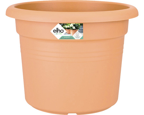 elho Green Basics plantenbak, kunststof, Ø 65 cm, H 48,5 cm, terracotta