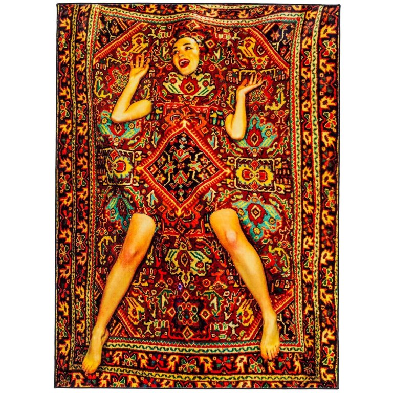 Seletti Toiletpaper vloerkleed 280x194 Lady on Carpet