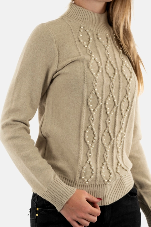 Pull hiver yes zee m071 ib00 0245 sabbia